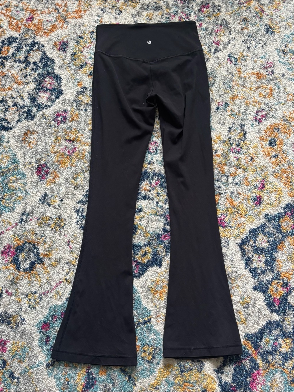 Lululemon align flare leggings black size 8 long length